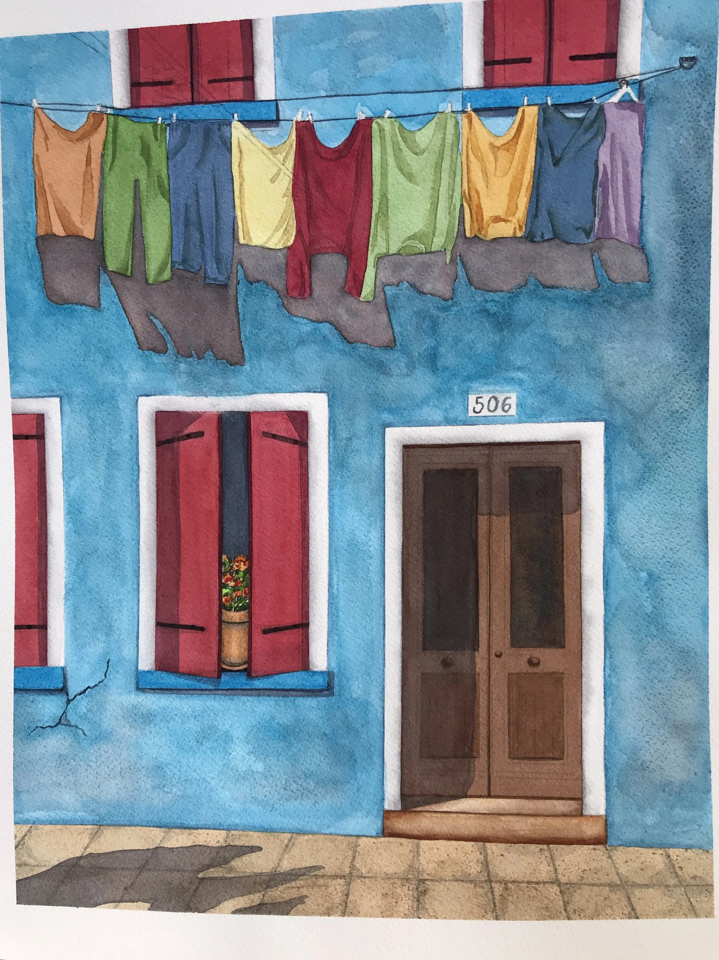 Just Hangin' Out - 14x11