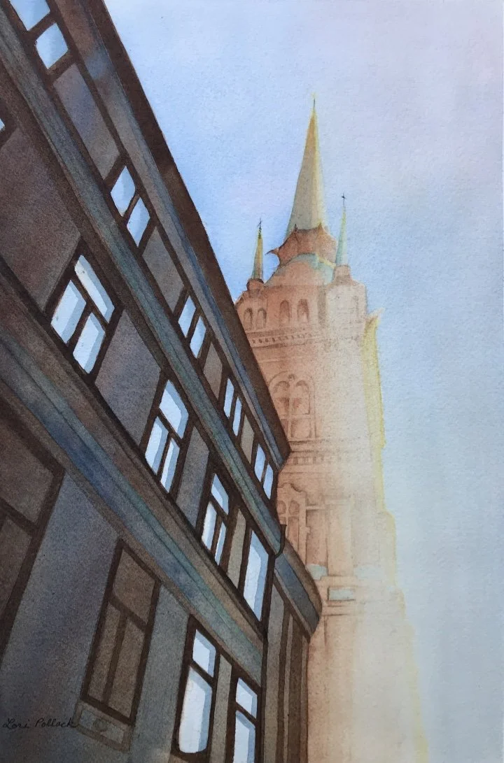 Riddarholmen Kyrka i Stockholm (Riddarholmen Church in Stockholm) - 14x9