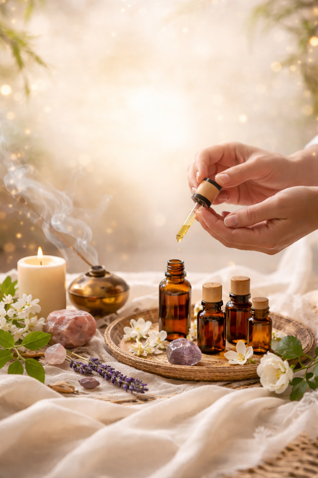 sacred essential oil ceremony