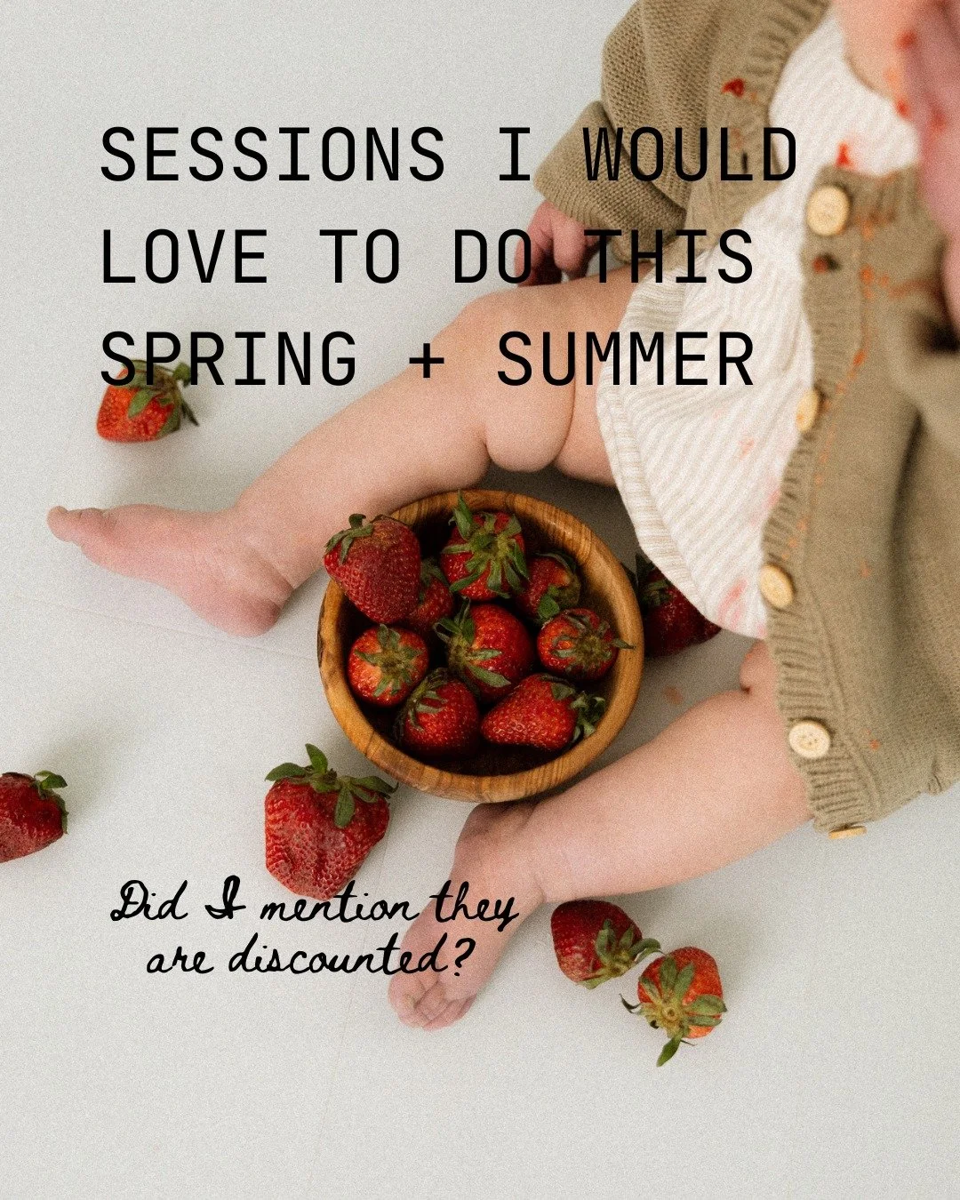 Sessions I would LOVE to do this year!
These ideas have been rattling around in my head and I need to bring them to life! If you book any of these sessions, they will be $150 off! The only catch is that you must be willing to share to socials and be 