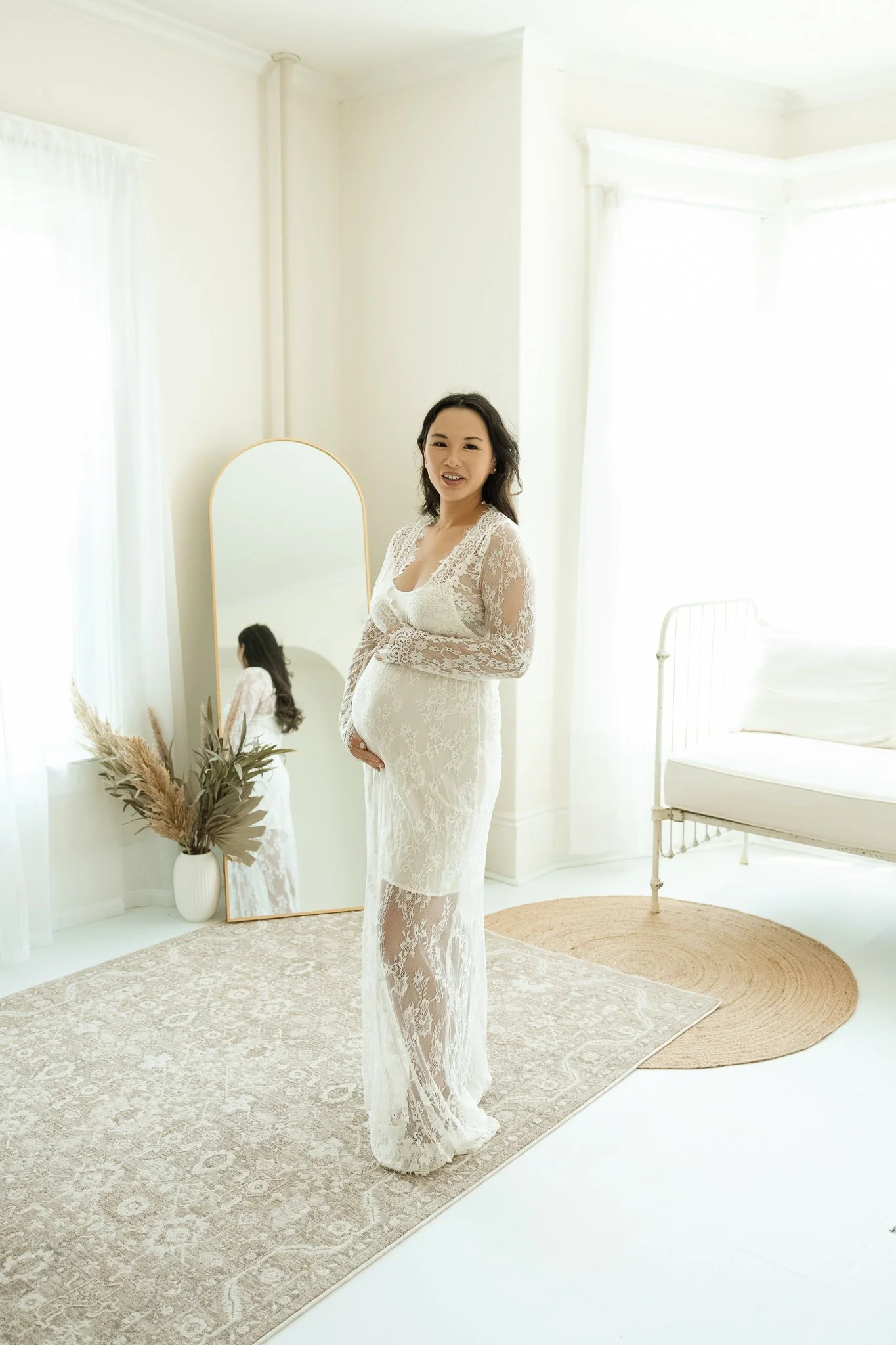 White Lace Dress SM-L