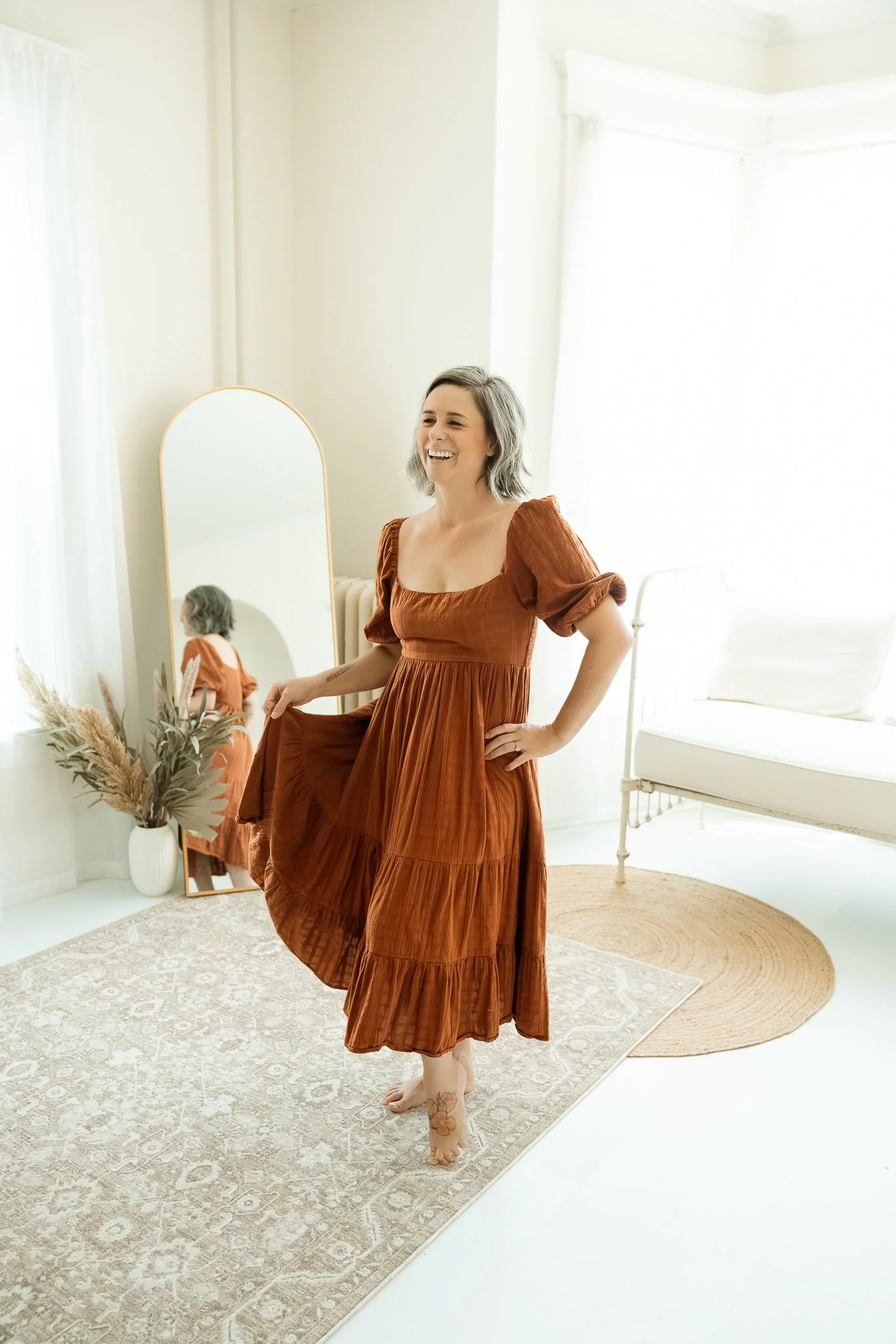 Square Necked Dress SM-SP