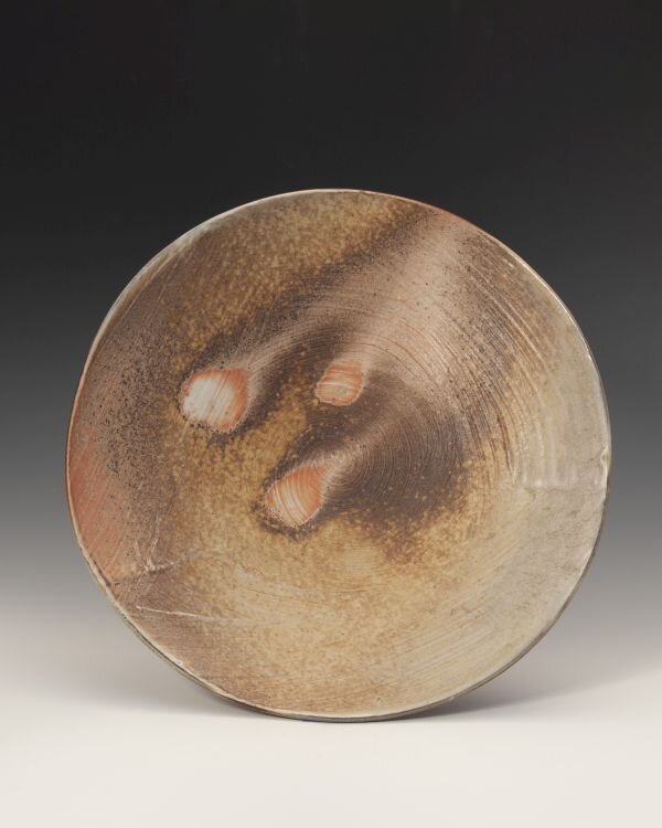 Shallow Bowl with light shino slip, 2021 -
11" x 1.5" -
Anagama fired
- $125