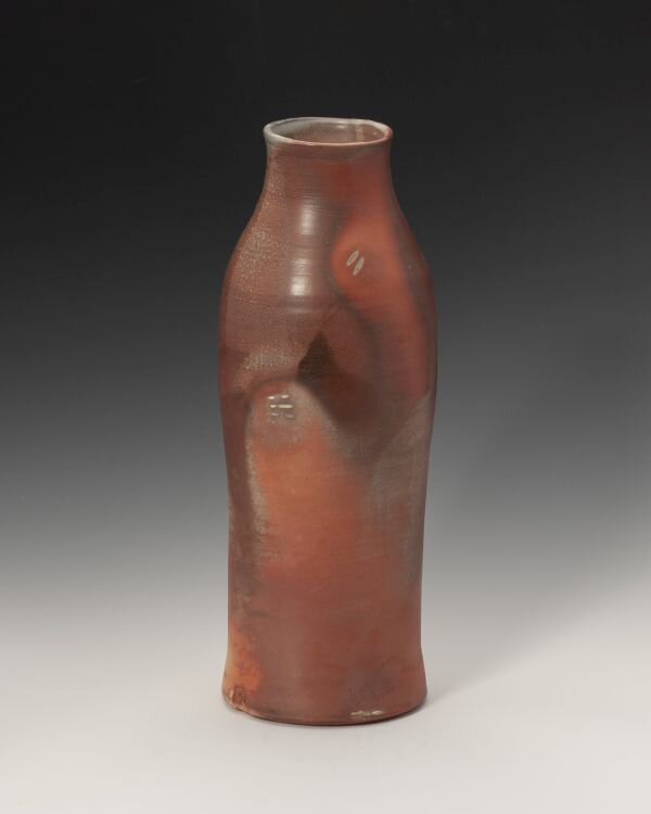 Vase with shells (front), 2021 -
7" x 5" -
Anagama fired
- $125