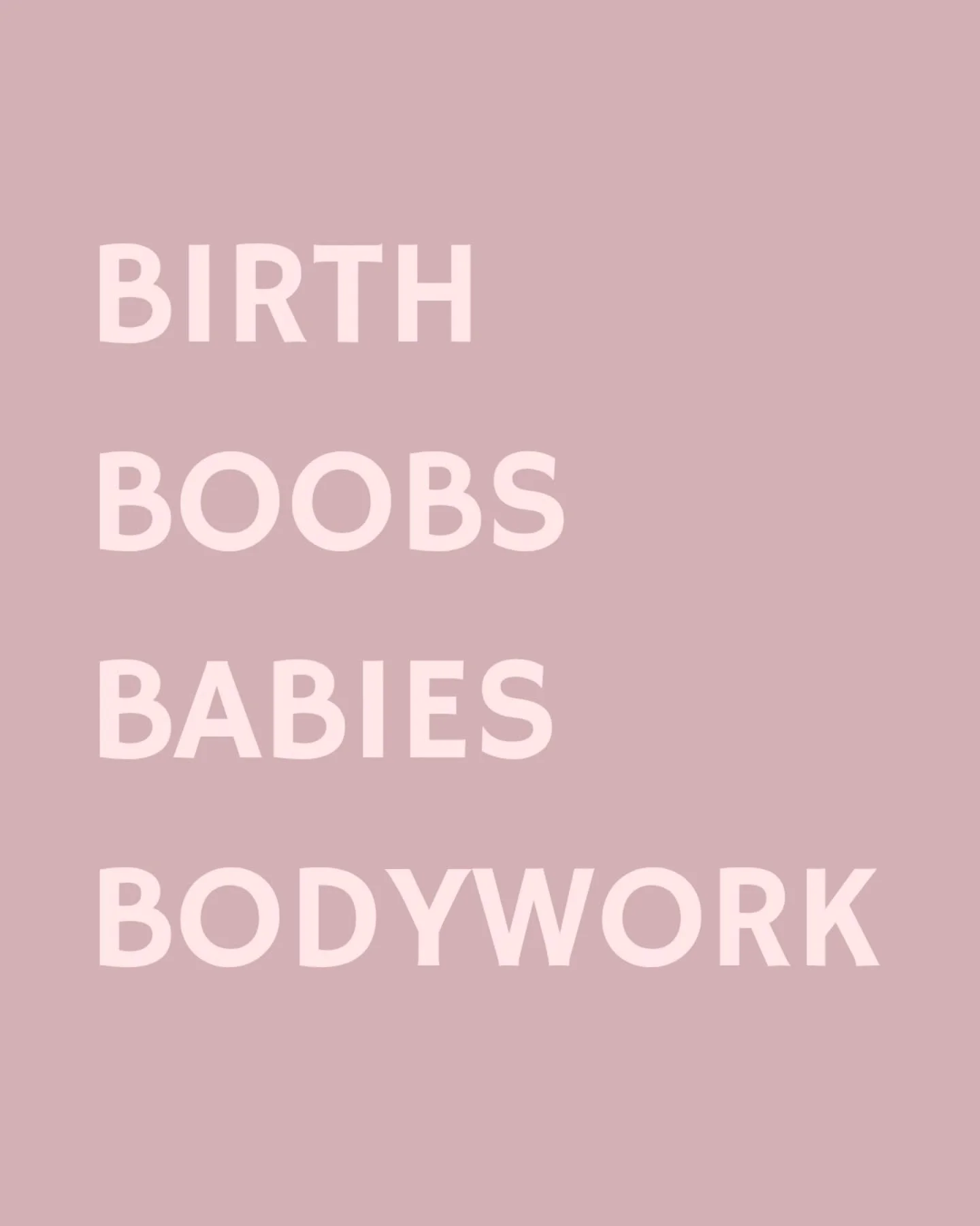 "WHAT DO YOU DO?"

The easy answer? Birth, boobs, babies, bodywork.

The not so easy answer? I strive to replace the village mothers have lost. I'm the old broad new broads can check in with to find comfort, solutions, validation, and commu
