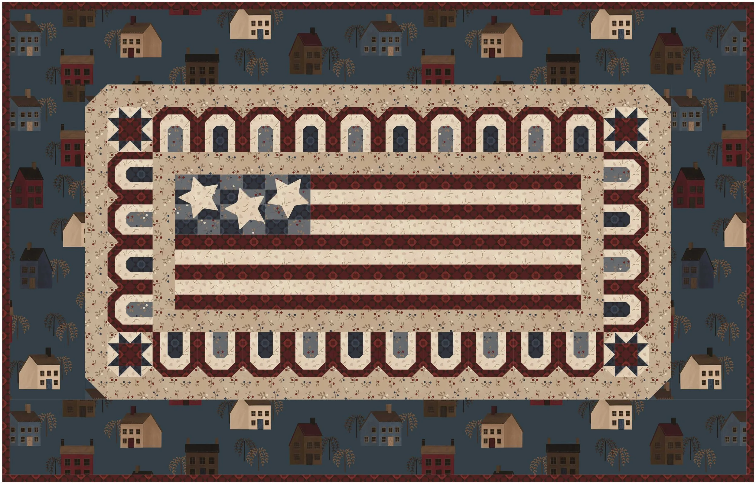 flag day with red tile binding.JPG