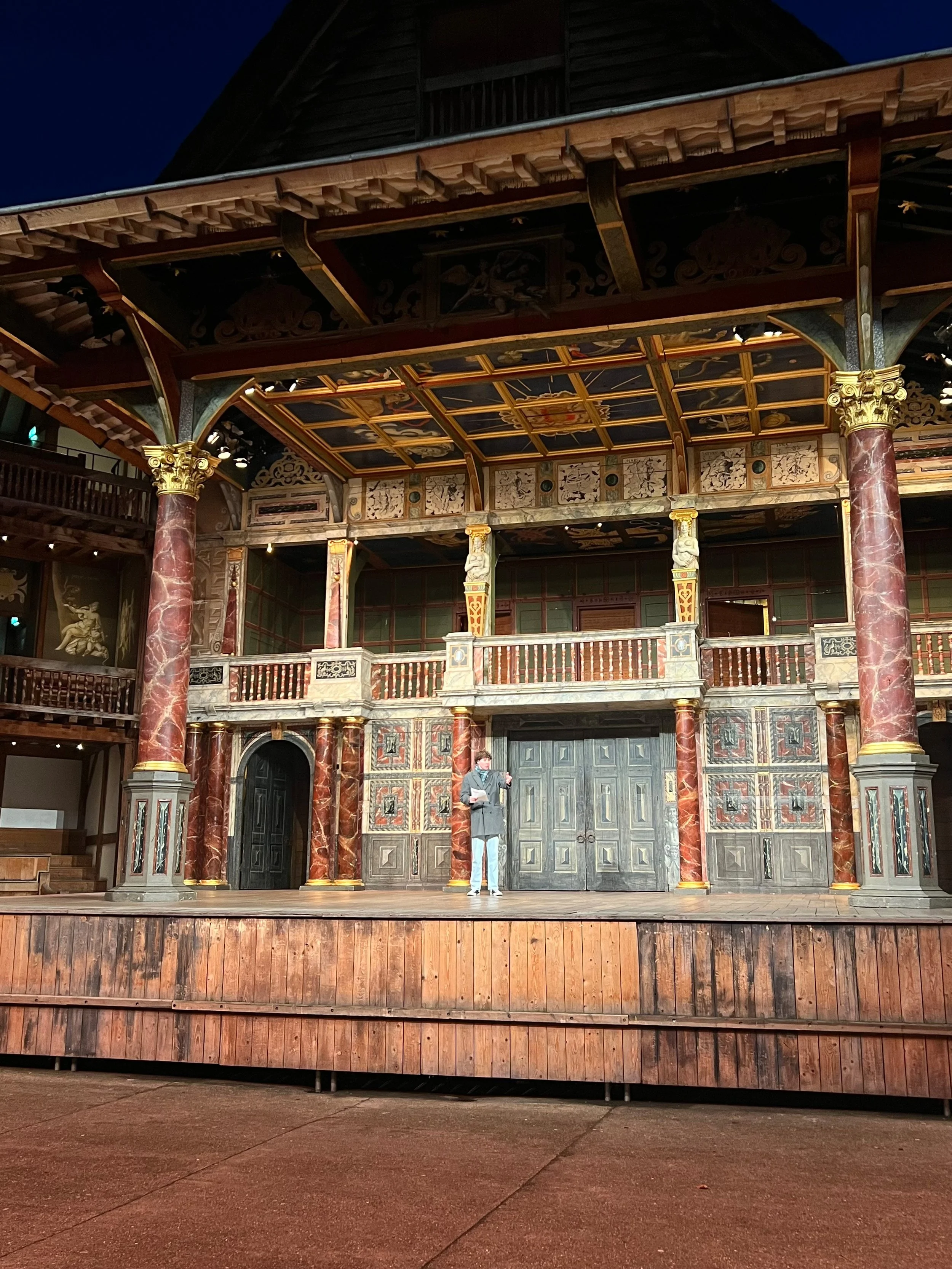 During the fall of 2025, I had the opportunity to study in London at Shakespeare's Globe!
