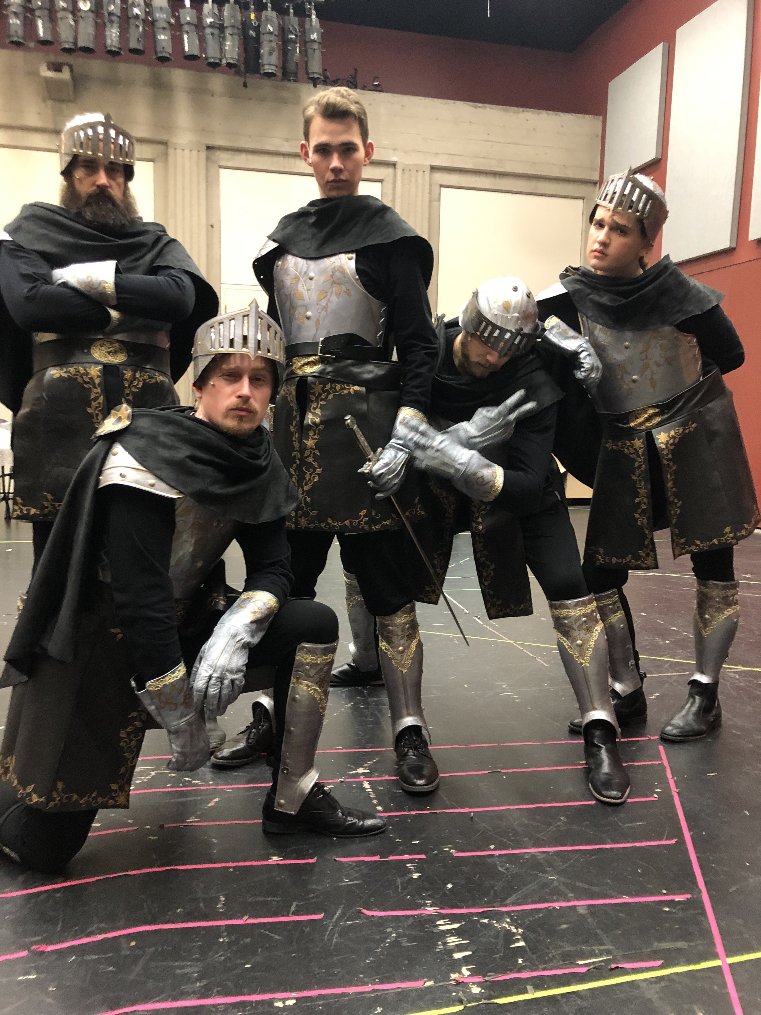 Weller with the Men's Ensemble of Cinderella