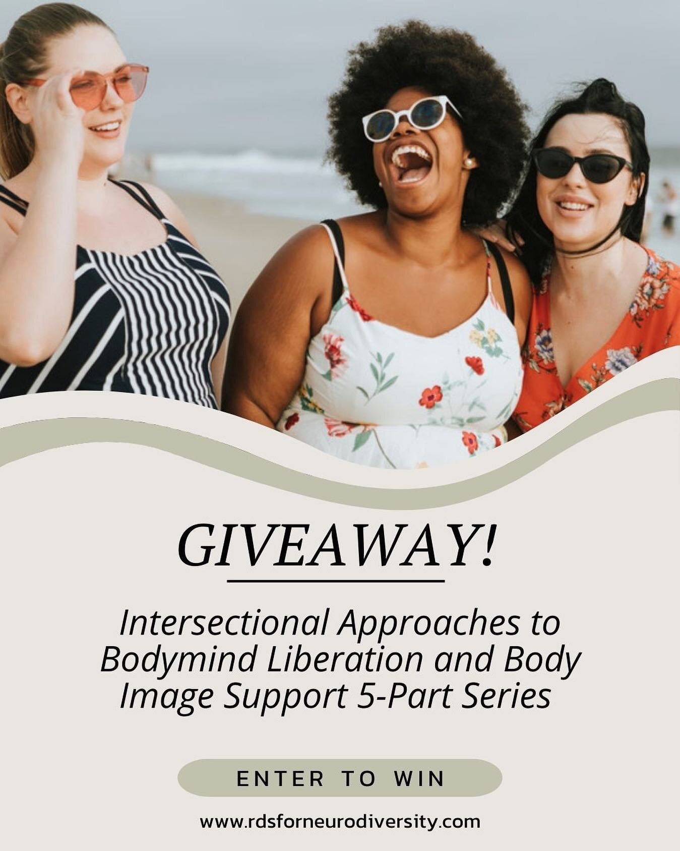 Giveaway Alert! 🎉🎉⁣
⁣
Follow these steps for a chance to win free admission to the Intersectional Approaches to Bodymind Liberation and Body Image Support Series. ⁣
⁣
Check out the link in the bio for info on the speakers and the presentations. ⁣
⁣