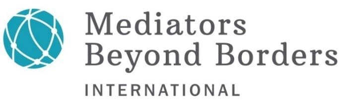 Logo of Mediators Beyond Borders International with a globe icon and the organization name.