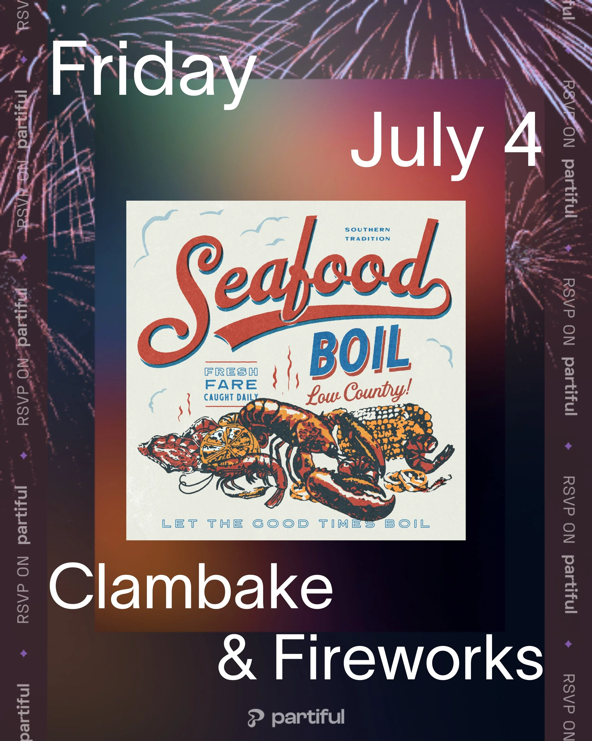 July 4th Clambake & Fireworks