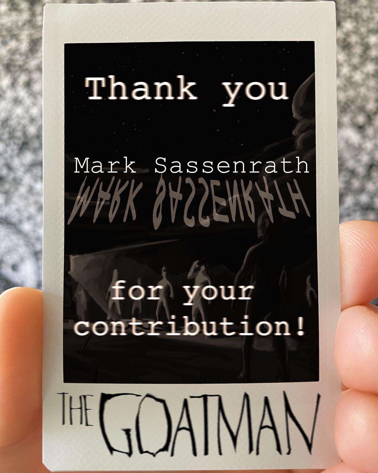 Thank you, Mark, for supporting the project and helping us make a movie! 🧡

#🐐 #indiehorror #indiefilmmaking #indiehorrorfilm #crowdfunding