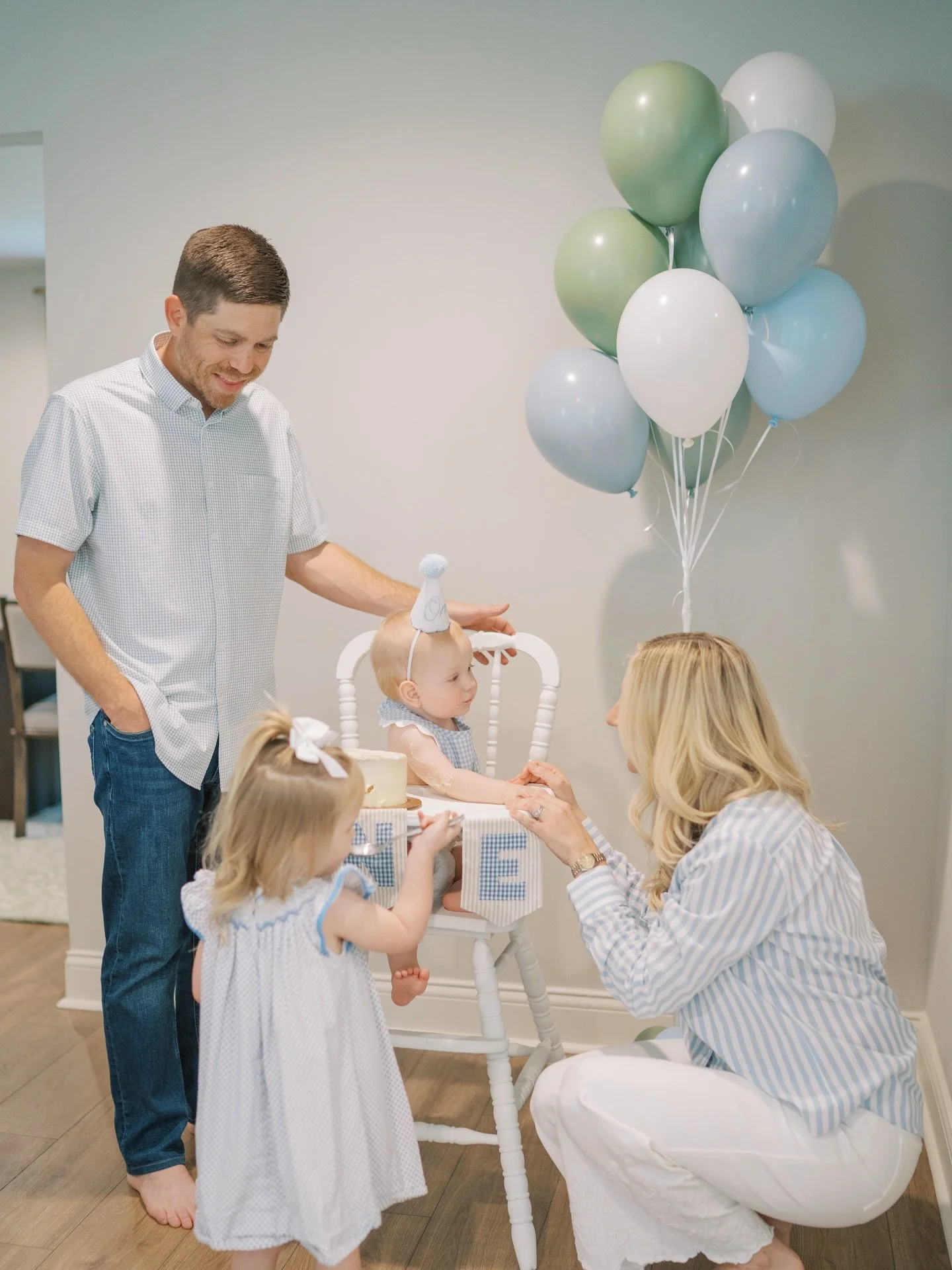 Love a good in home birthday session!