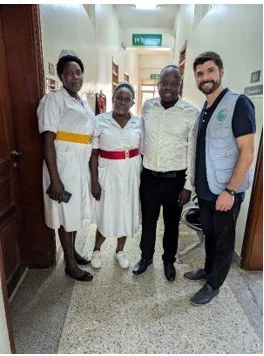 Soroti University Medical Center team: Physician and 2 Nurses