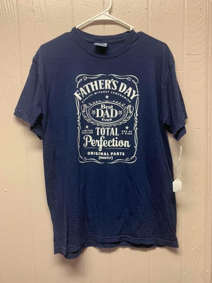 Medium Navy Father's Day 2020 Graphic Tee