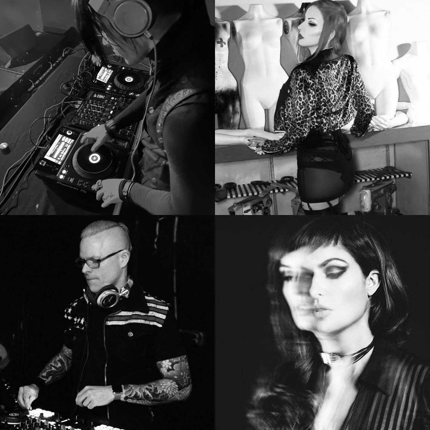 Techno ▲ Witch House ▲ Industrial ▲ Trip hop ▲  Darkwave ▲ Alternative ▲ Gothic 
_____________________________________________________________
Resident DJs
Self.Destrukt 
Betty Blackheart ▲ Also announcing our two new resident DJs 
Hexmaschine 
Redad