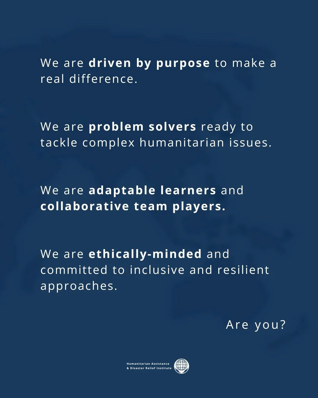 Are you driven by purpose? Are you a problem solver, an adaptable learner and a team player? Are you committed to inclusivity? 

If this sounds like you and you are looking to join an exciting, flexible, challenging and meaningful non-profit environm