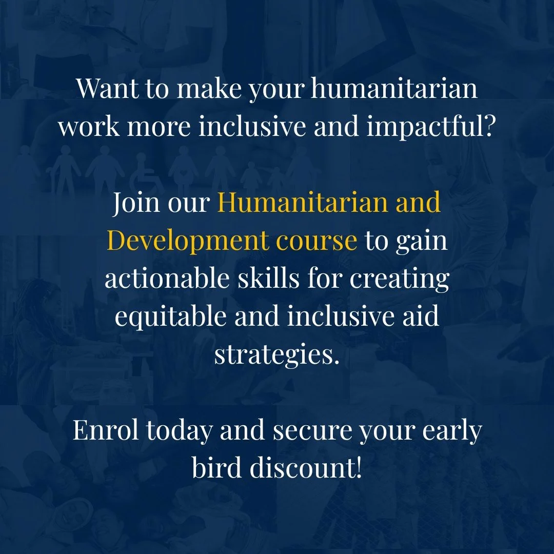 📚 💻&nbsp;Join our online course to gain practical tools and insights on inclusive humanitarianism, link in bio.

Crises often exacerbate existing inequalities &ndash; those who are marginalised in society tend to suffer disproportionately during di