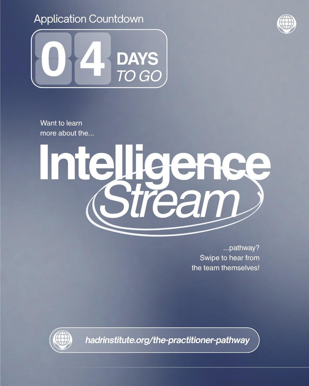 ⏳There&rsquo;s 4 days left until applications close!

Still on the fence about what stream to choose for HADRI&rsquo;s mid-year internship? Not sure if you&rsquo;d prefer applying for Intelligence or Humanitarian Support? 💭 

We asked our Team Leade