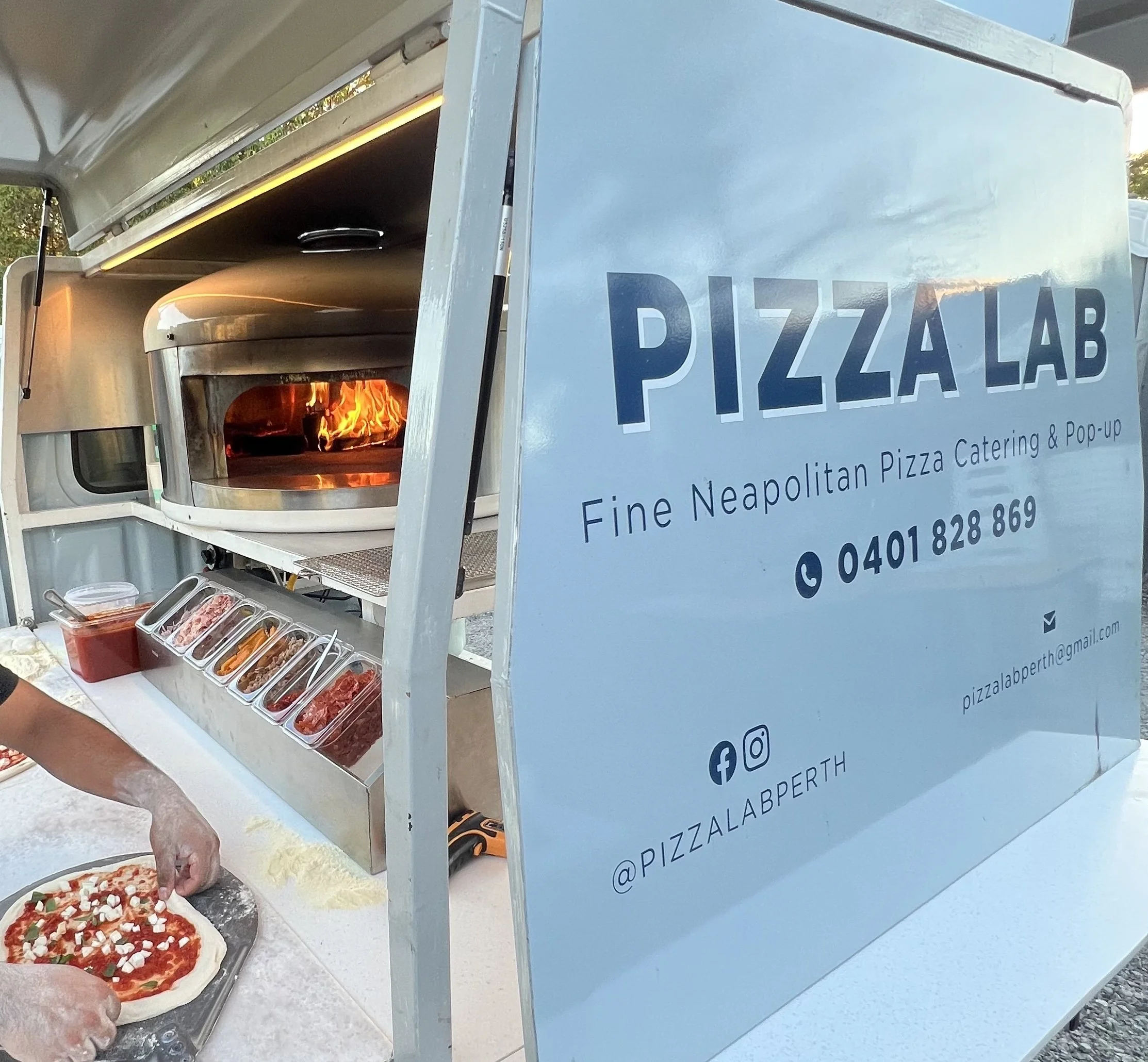 Mini Pizza Truck blue