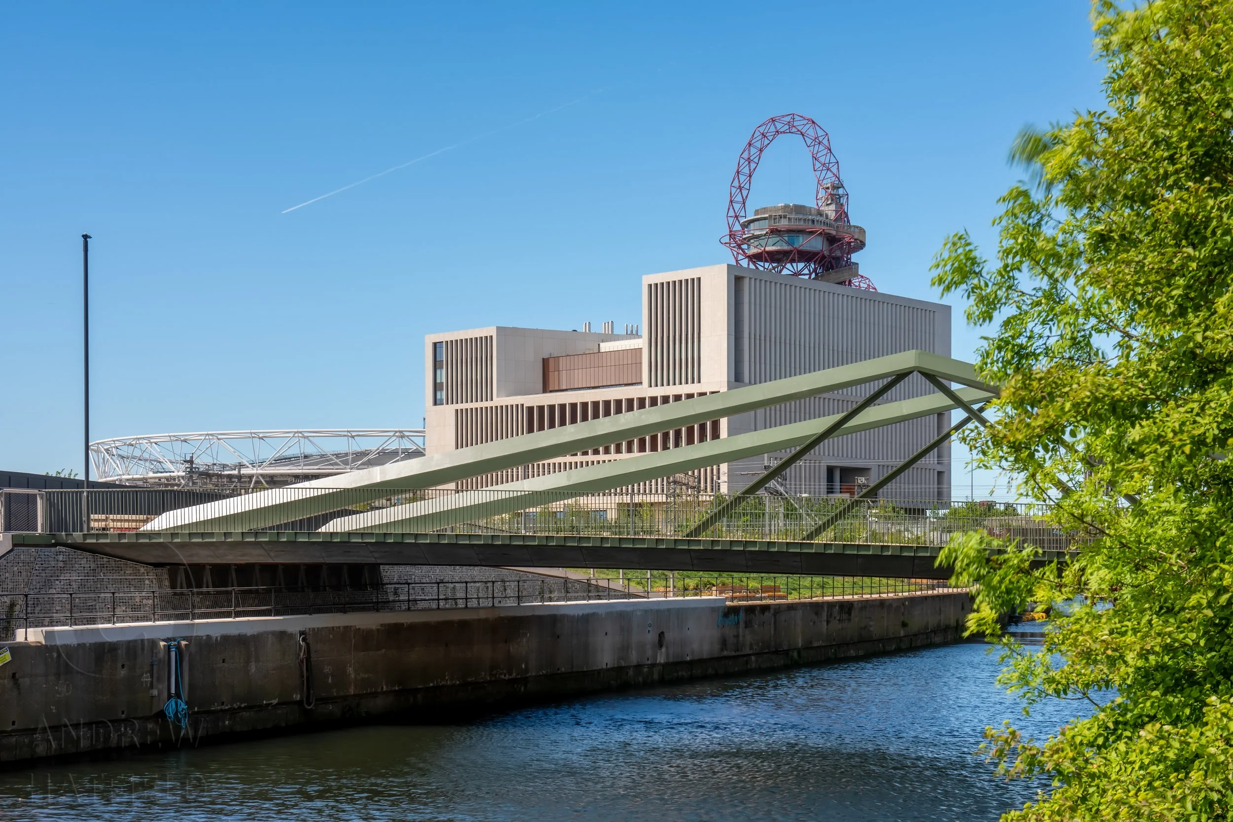  Completed bridge looking West towards Olympic Park 
