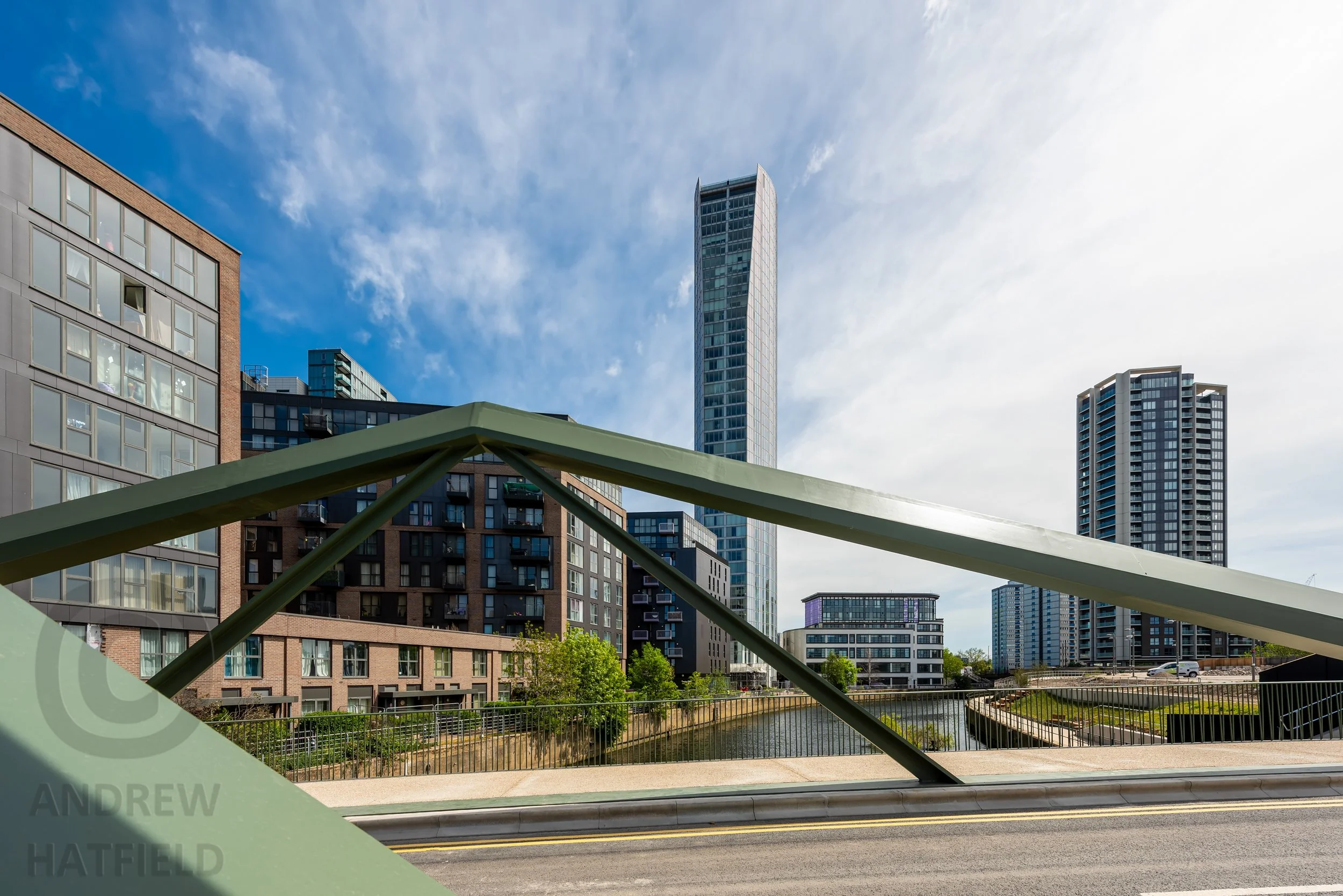  Triangle Bridge structure looking East 