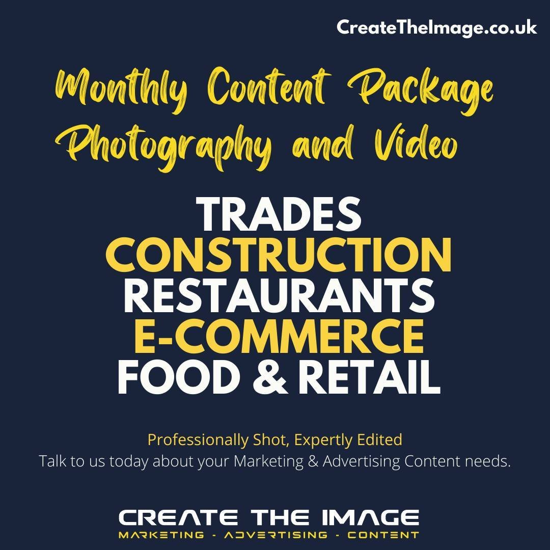 Did you know that we offer a Monthly Content Package of Photography &amp; Video?

Our clients have found this really useful for ensuring they never run out of high quality content for their marketing. They have also benefited from saving up to 50% of