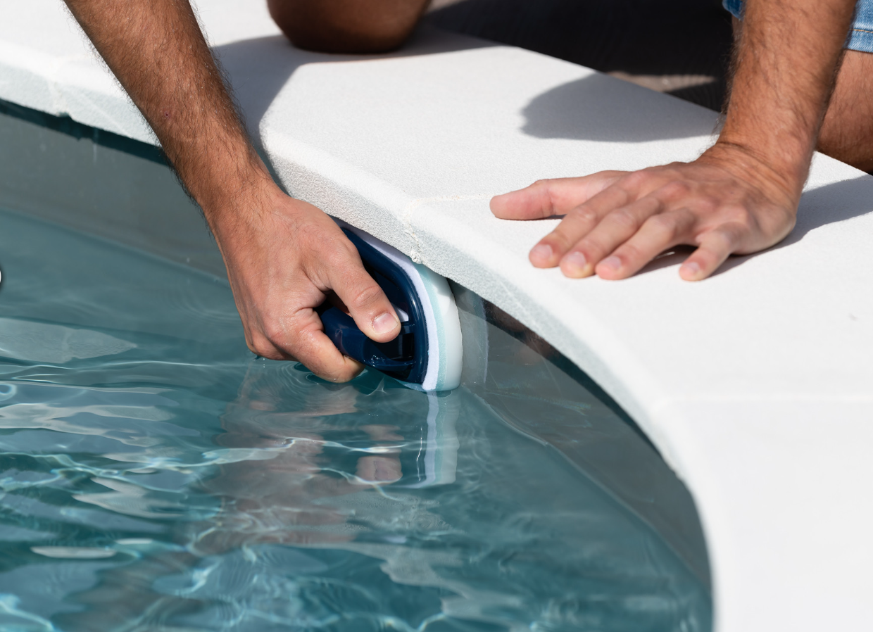 Skrubbborste för vattenlinjen