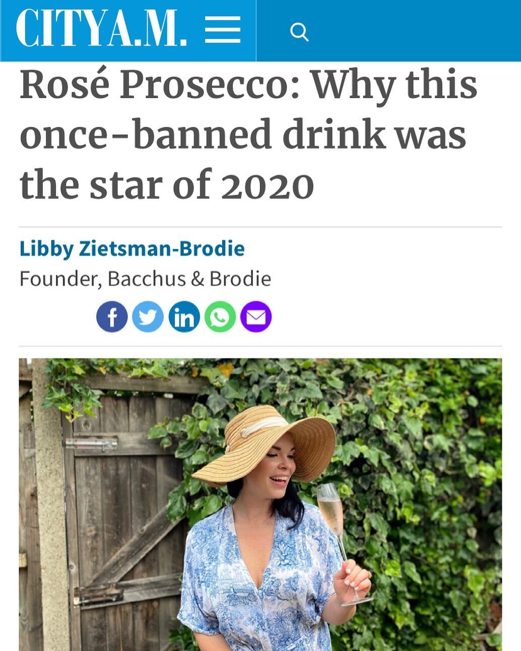 🍾I think we can all agree that 2020 had few highlights but I&rsquo;ll put forward one big hitter in the #wineworld&hellip; #PinkProsecco. 

🍾 Yes, you heard correctly, #Ros&eacute;Prosecco was only legalised in 2020 which means last year marks the 