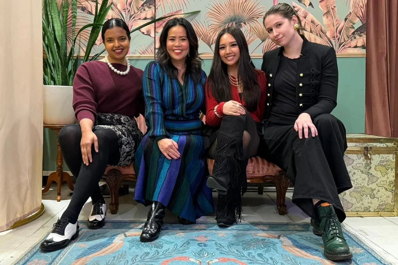 Glam Christmas Style | Jewel Tones, Pearls & Holiday Dressing with Revival