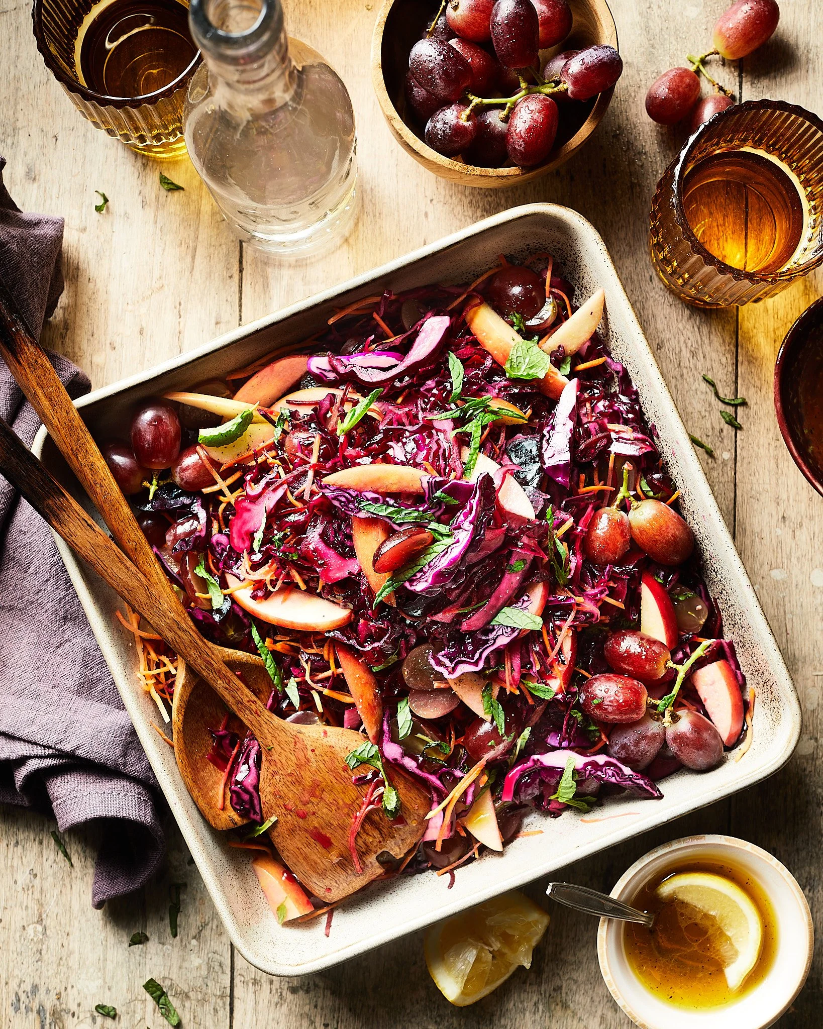 Zomerse rode kool salade - Miljuschka 