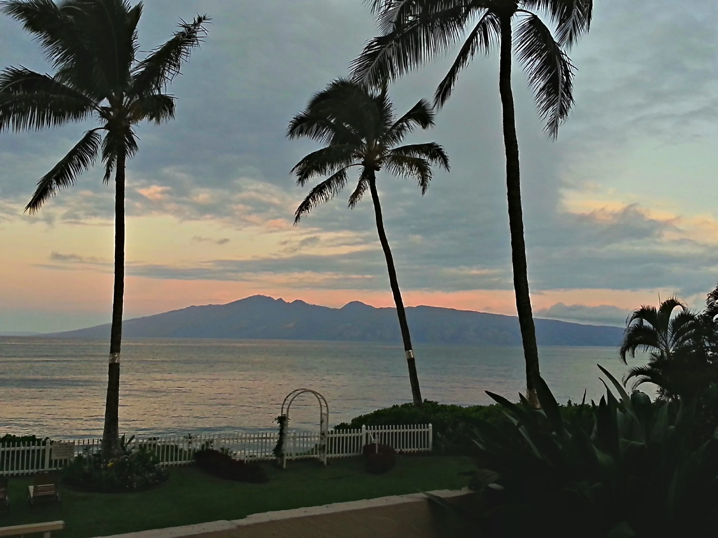 Morning View of Molokai Island, Hawaii
