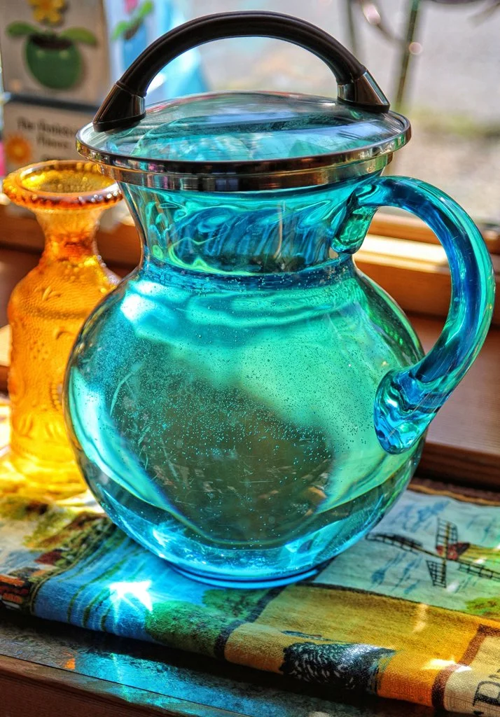 Blue Pitcher Still Life
