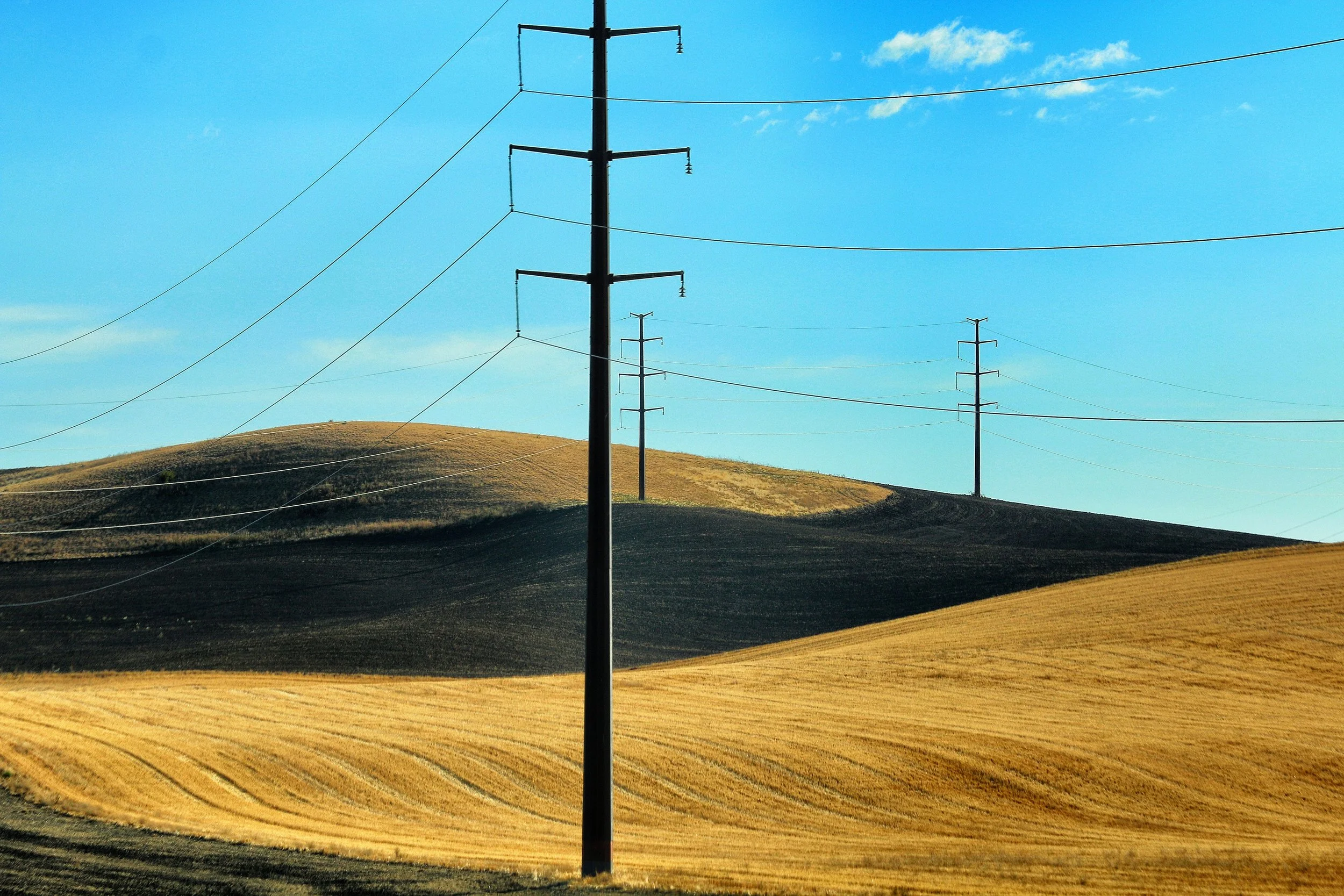 Lines, Curves & Shadows - The Palouse, WA
