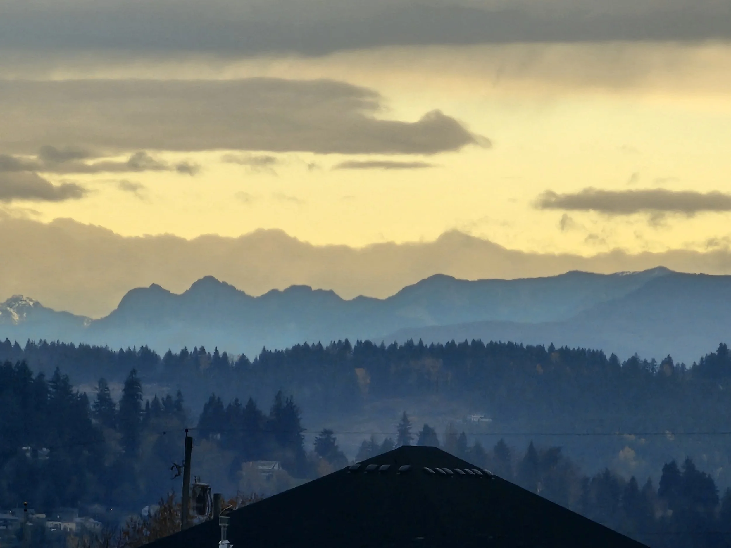 Sunrise from Home - Cascade Foothills