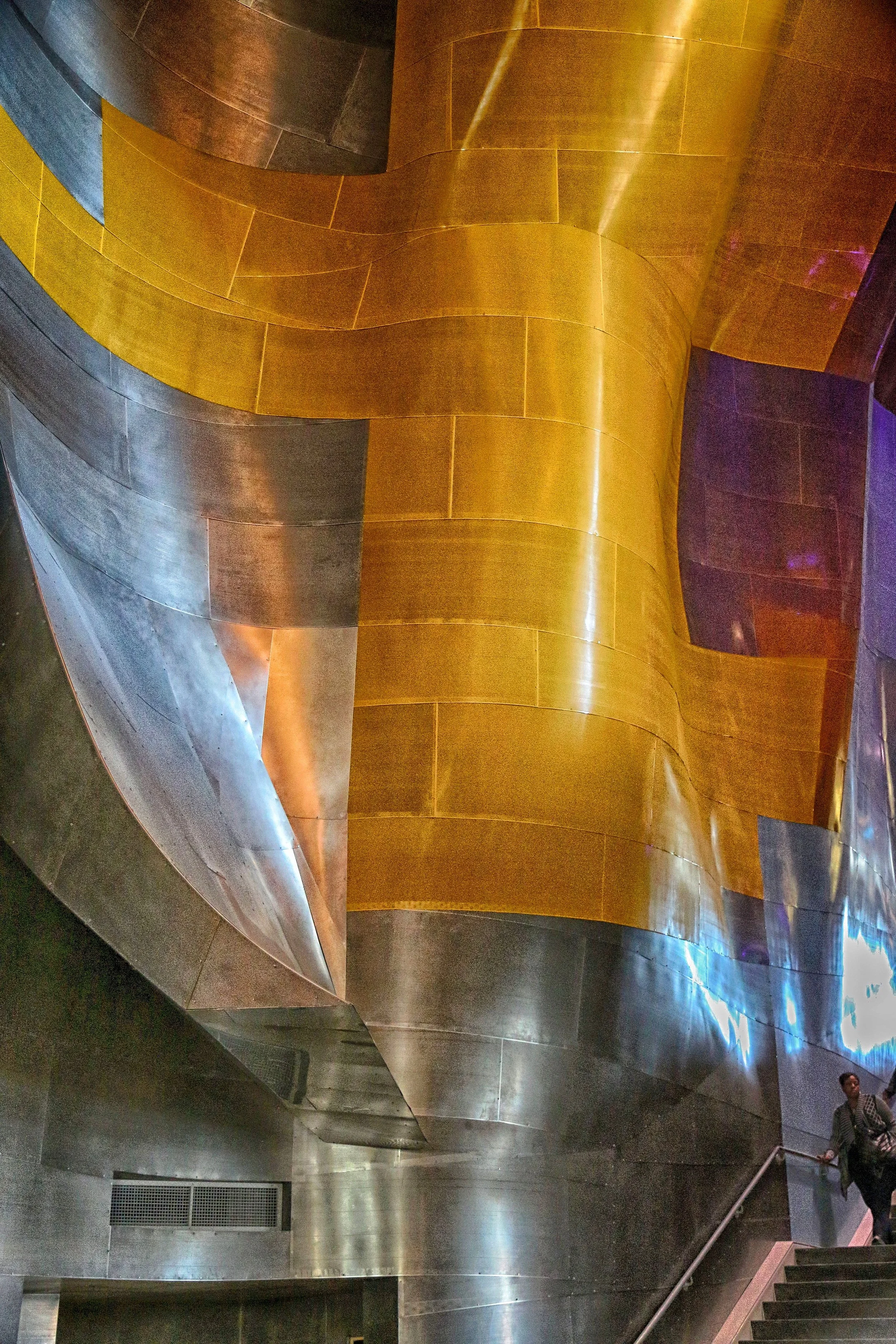 Frank Gehry's Wall - Paul Allen EMP, Seattle