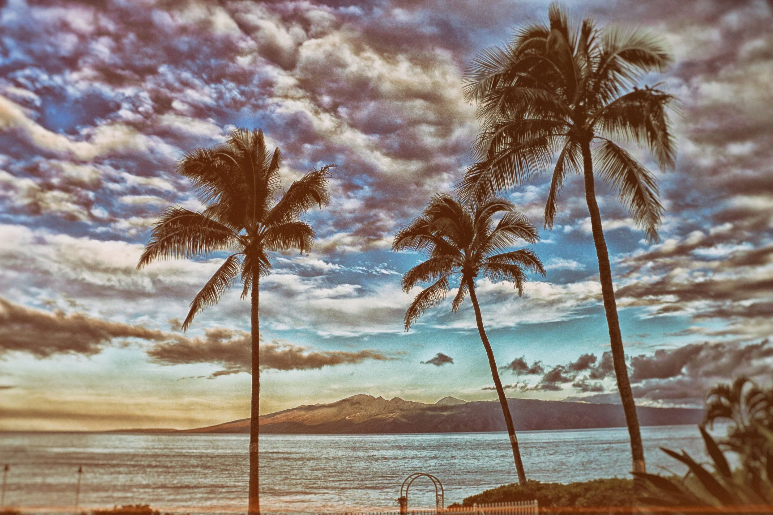Sunrise over Lanai, Viewed from Maui