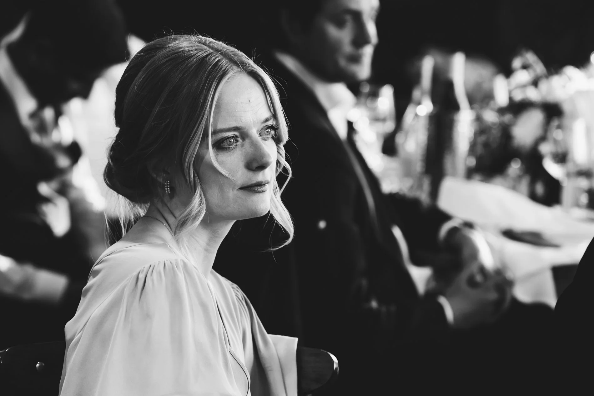 Candid portrait of a bride during a luxury wedding in Newcastle upon Tyne