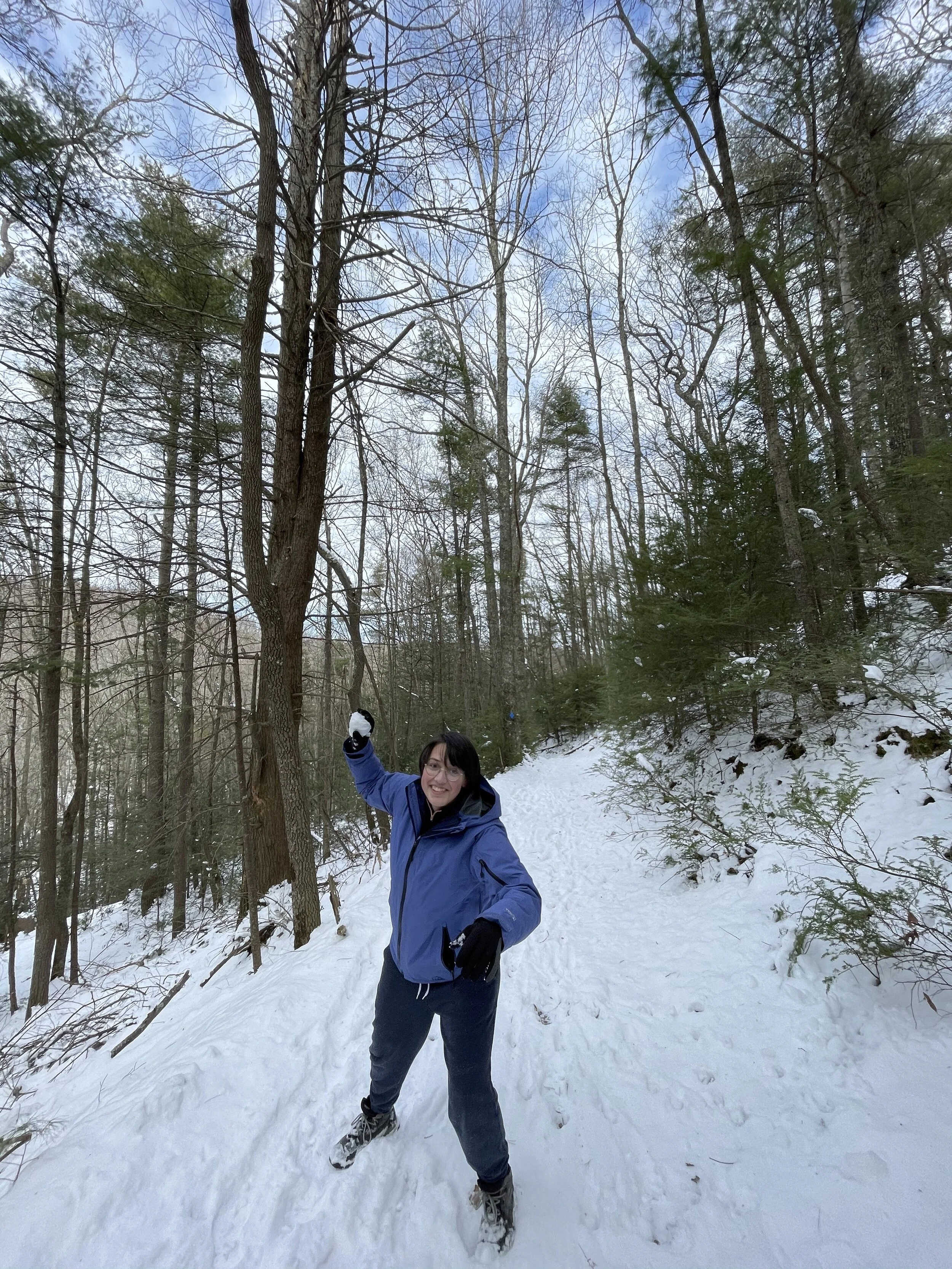 My loyal hiking partner, Helena Wilson.