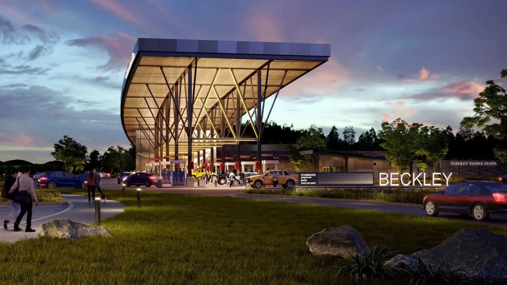 The new West Virginia Turnpike travel plazas will blow you away