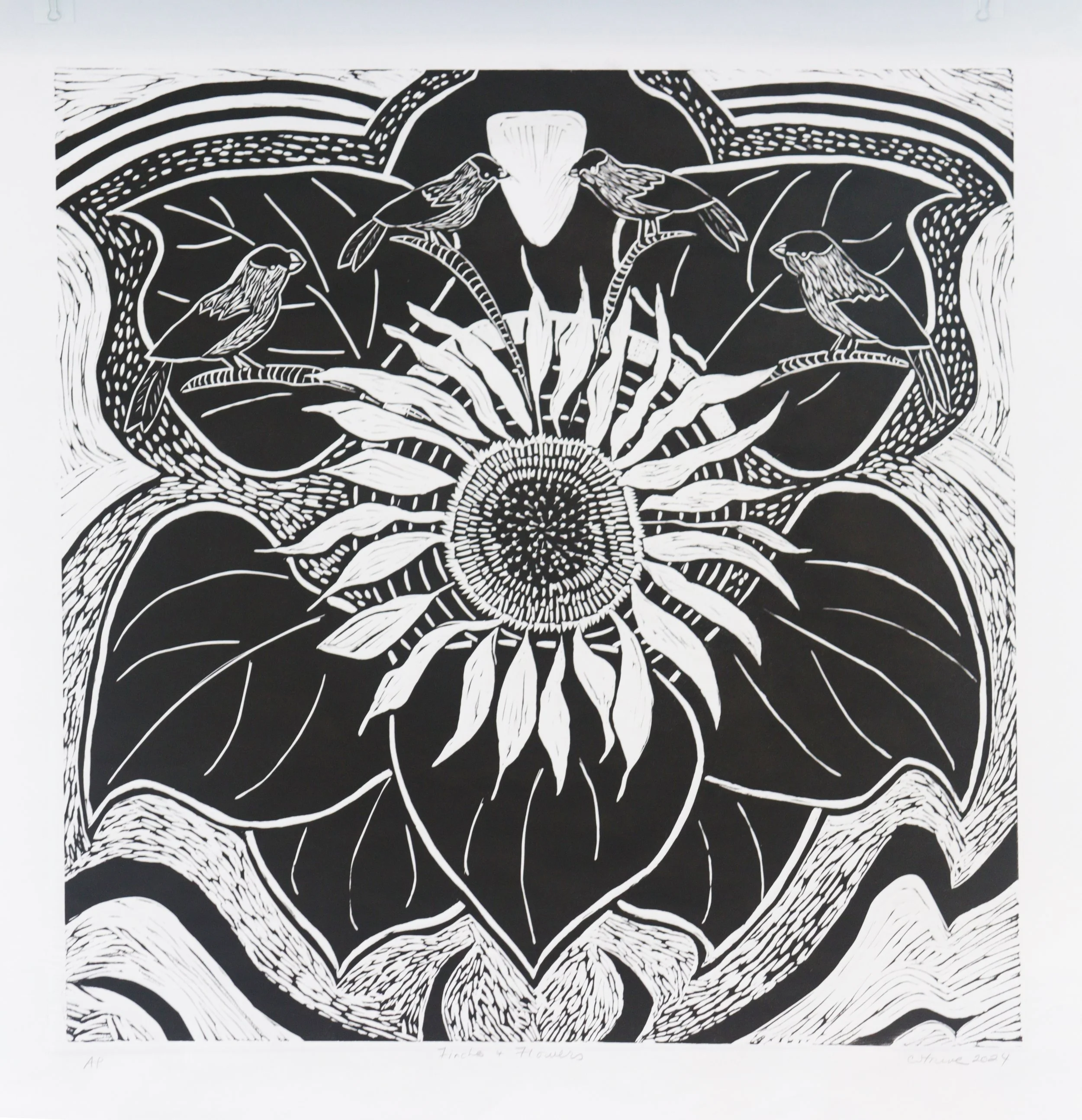 05.Carol Struve - Finches and Flowers.JPG