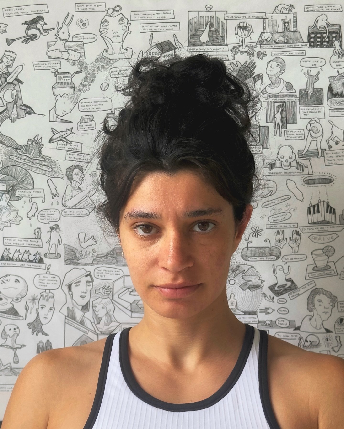 Zooming in on some form of a reality.

Made this large drawing during the jet lagged evenings, tracing papers sprawled across the living room floor.