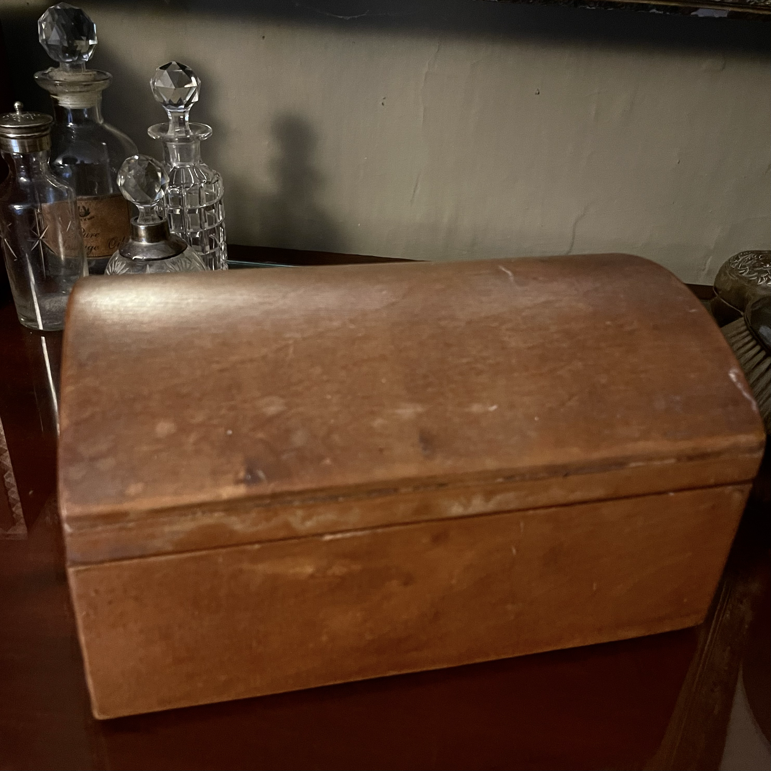 a second jewellery box made when I was 11 years old.