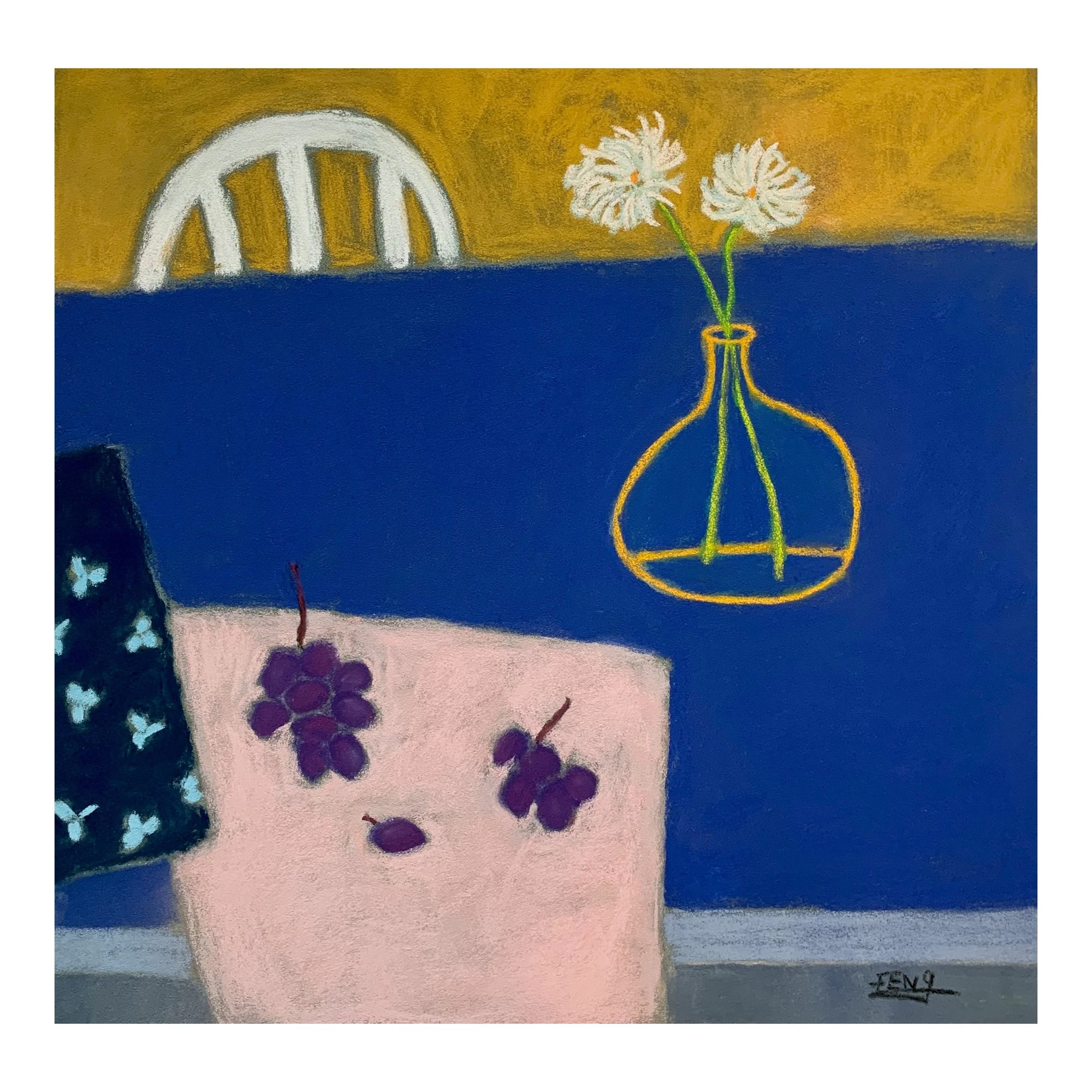 Blue table and white chair_pastel_15x15.jpg