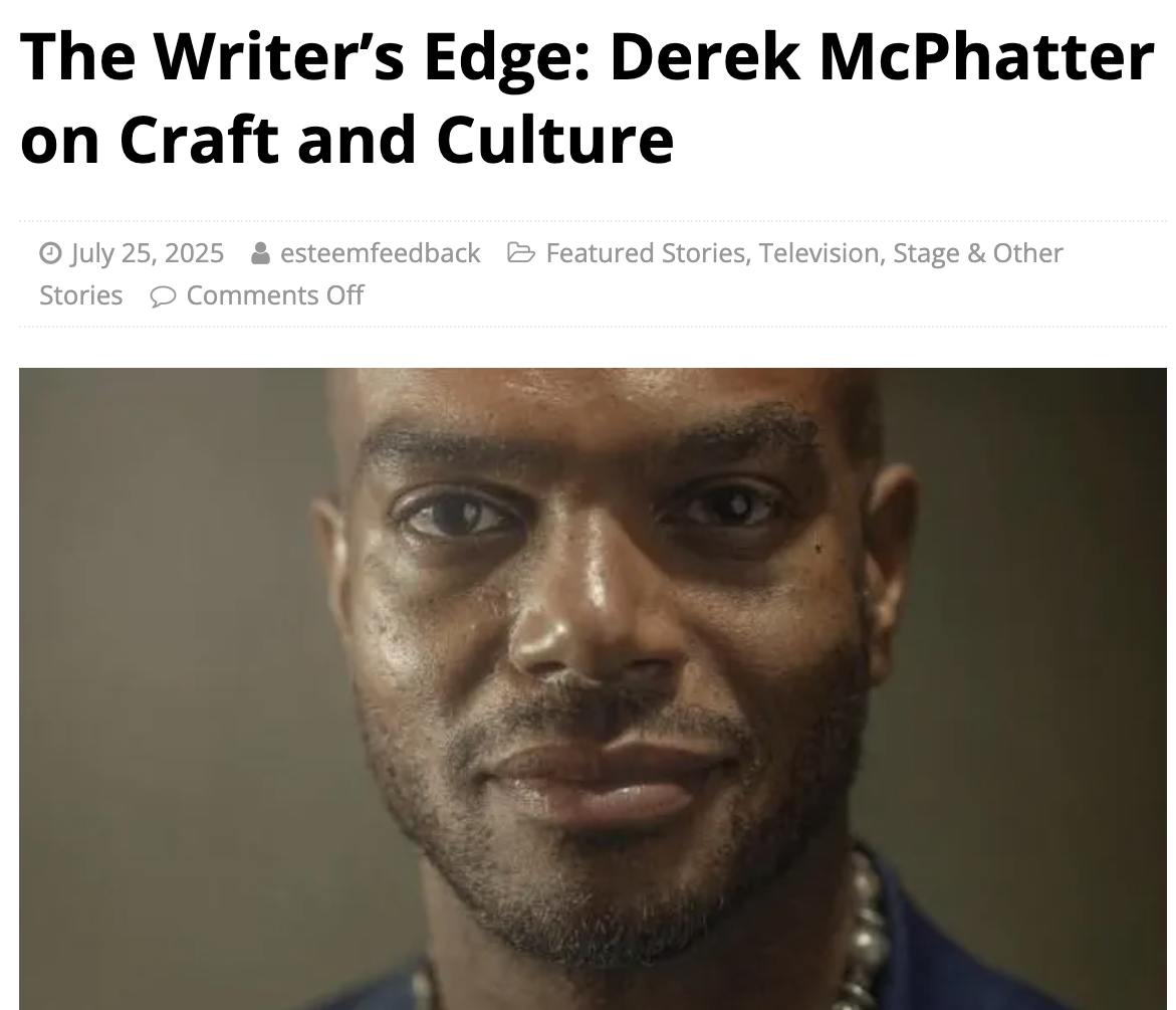 image of writer/producer derek lee mcphatter on the PrideIndex platform