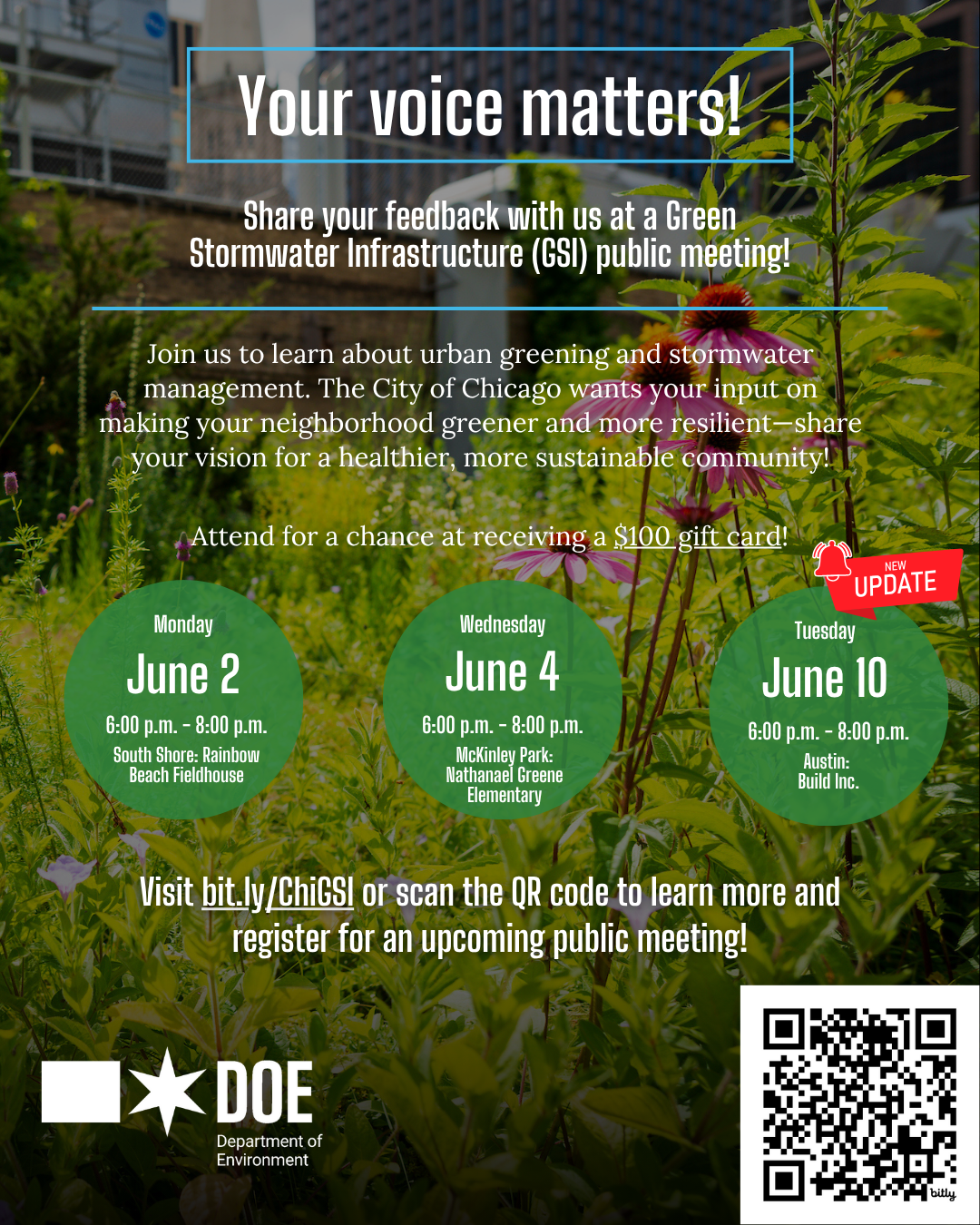 Green Infrastructure Community Meetings #2