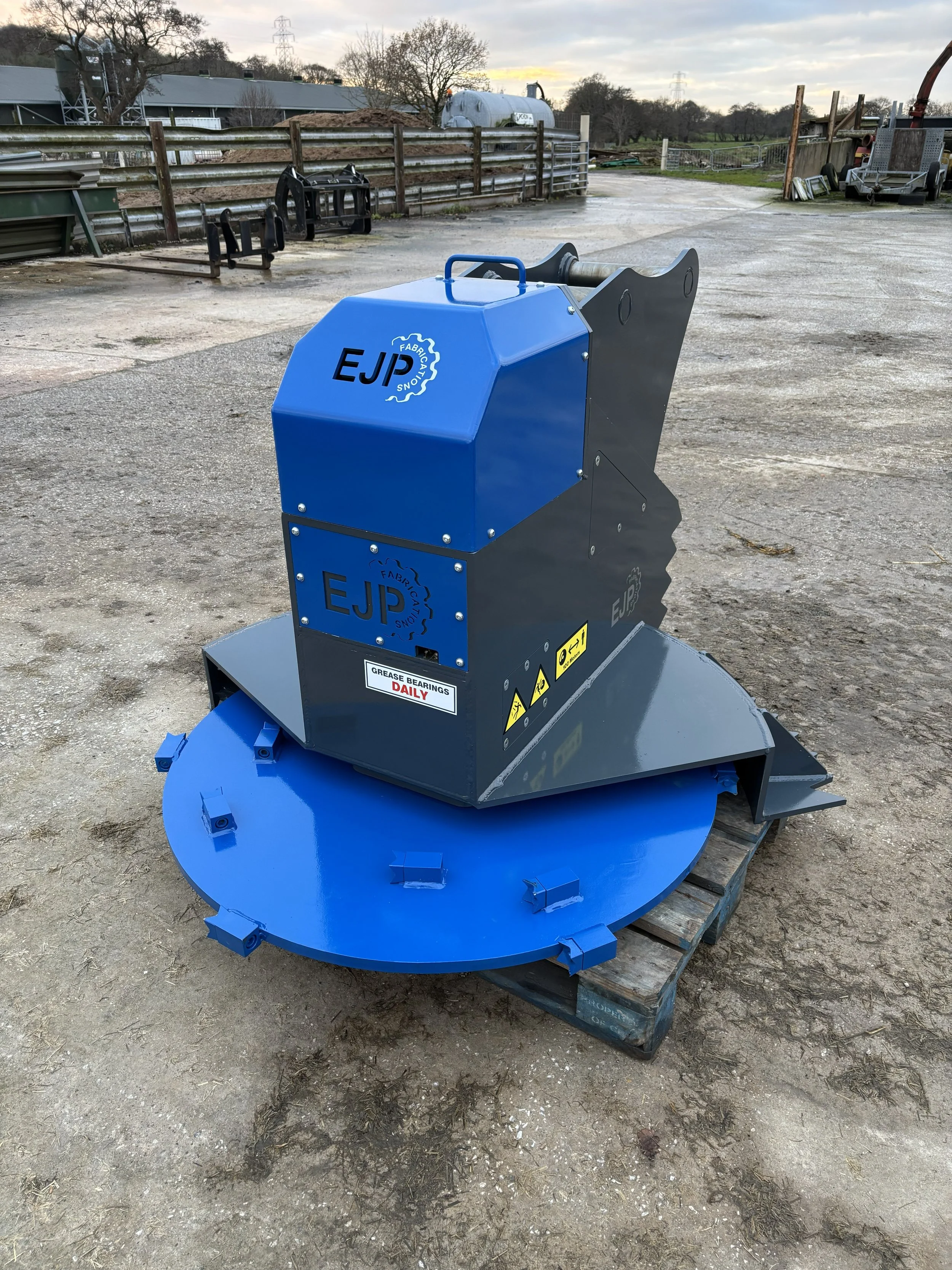 360 excavator Disc mulcher