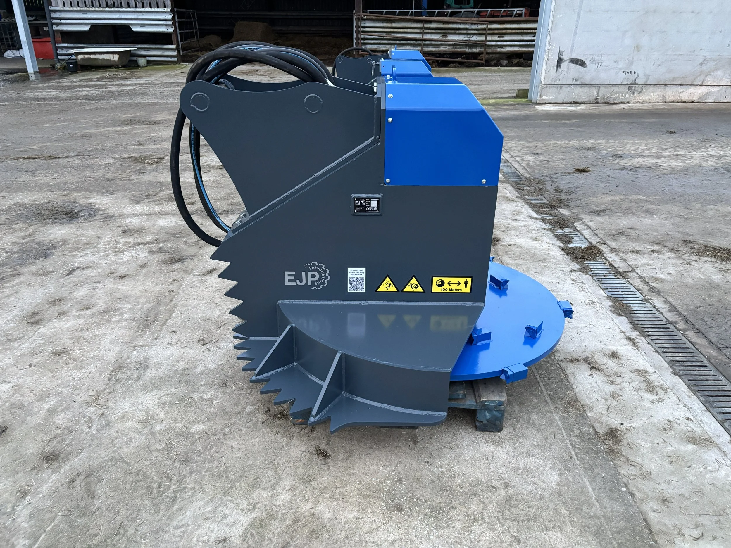360 excavator Disc mulcher