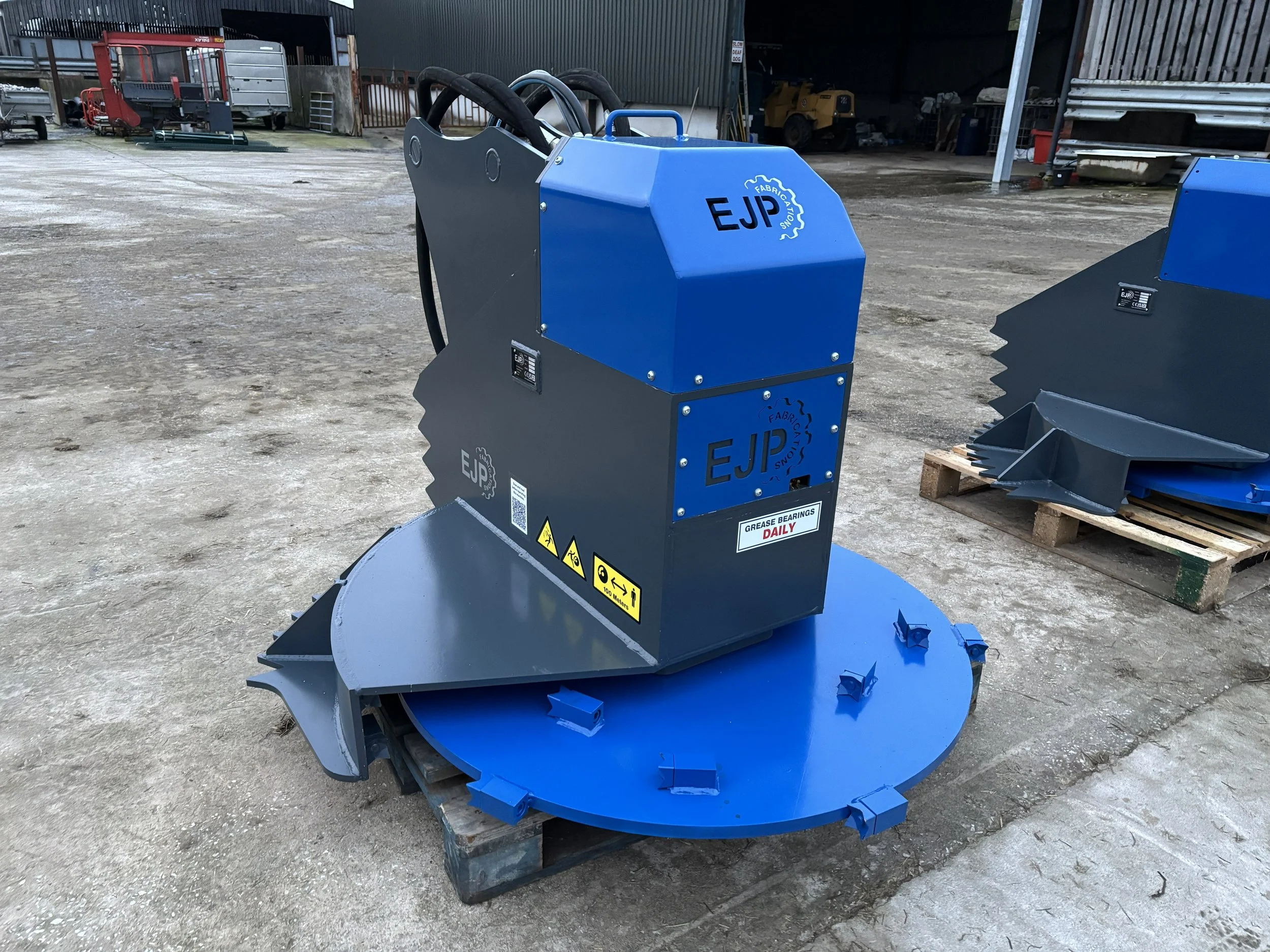 360 excavator Disc mulcher