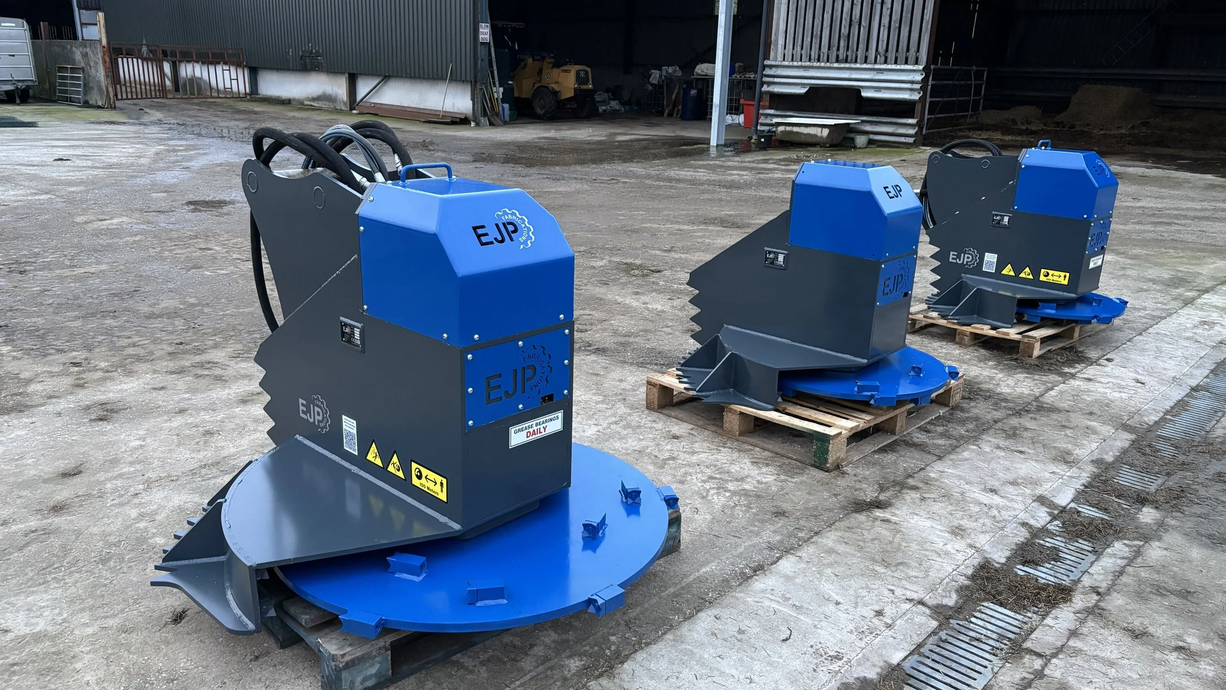 360 excavator Disc mulcher